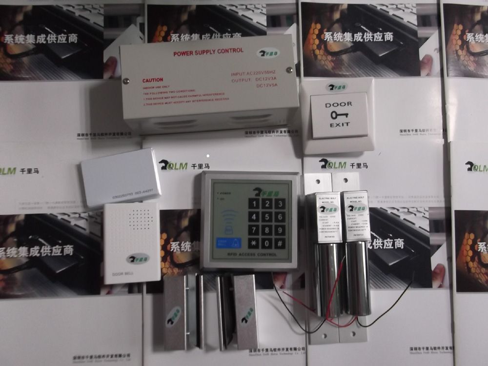 V2000-C雙開玻璃門門禁系統-密碼門禁系統